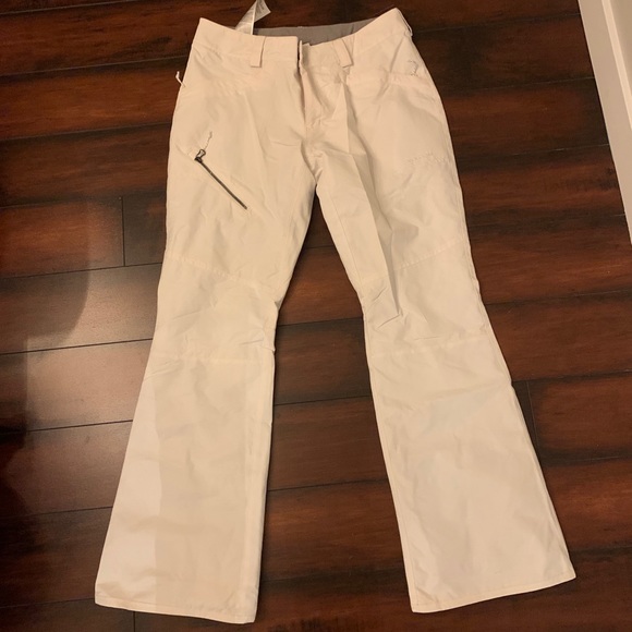 Volcom Bone White Women’s Snowboard Pant - Size Lg - Picture 5 of 6